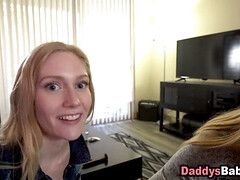 Blondine, Blasen, Kehlenfick, Hd, Masturbation, Taboo, Jungendliche (18+), Flotter dreier