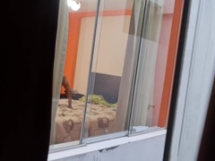 Secret Spy Cam Catches Latina Friend Cheating on Husband with Coworker - Amateur Voyeur