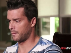 Blond, Sperma, Sperma in gezicht, Gezin, Natuurlijke tieten, Roodharige vrouw, Spuiten, Tieten likken