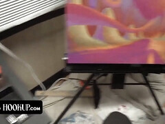 Stepbro nails tight pussy of sexy teen in hijab and cums in her mouth