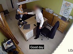 Loan4k. naughty bank executive fucks a huge titted woman who needs additional currency