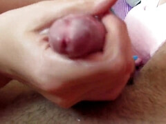 Blasen, Nahaufnahme, Spermaladung, Freundin, Handjob, Hardcore, Hd, Rotschopf