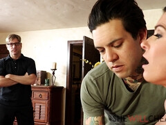 Cul, Noire, Tromperie, Cocu, Famille, Seins naturels, Piercing, Chatte