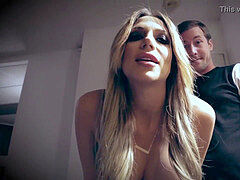 Mamada, Amarrada, Lencería, Medias largas, Chupando, Puta