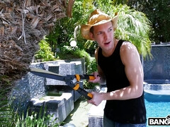 Tetas grandes, Tetona, Al aire libre, Piscina, Adolescente