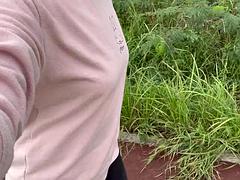 After going to a caf and taking a walk, I masturbated at home and got sick