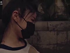 Asiatique, Gros seins, Sucer une bite, Bondage, Chinoise, Tir de sperme, Japonaise