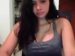 Amateur, Brunette brune, Masturbation, Solo, Adolescente, Webcam
