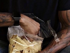 In den arsch, Grosser schwanz, Schwarz, Blasen, Niederländisch, Schwarz, Interrassisch, Transfrau