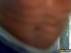 In den arsch, Grosser schwanz, Blondine, Schwanz, Handjob, Interrassisch, Ablutschen, Titten