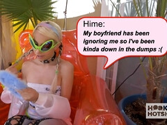 Hime Marie's pretty face destroyed & pussy licked by Bryan Gozzling