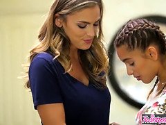 Schönheit, Blondine, Vollbusig, Hd, Lesbisch, Muschi, Dürr, Titten