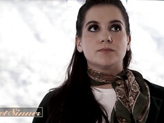 Grosser schwanz, Braunhaarige, Spermaladung, Kehlenfick, Lecken, Natürlich, Jungendliche (18+), Titten