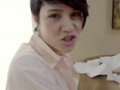 Grosser schwanz, Blasen, Spermaladung, Handjob, Natürlichen titten, Pov, Muschi, Titten