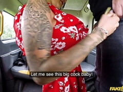 Busty anal fuck reward for driver