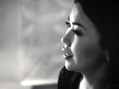 Asian hottie with fine tits gets eaten out and fucked welll