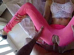 In den arsch, Blasen, Braunhaarige, Tätowierung