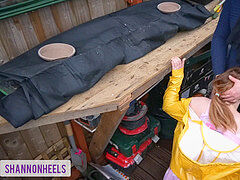 Anal, Atrapados, Látex, Al aire libre