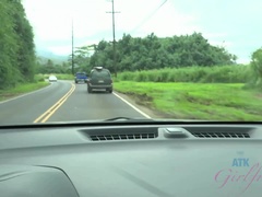 Salle de bains, Exhib, Masturbation, Orgasme, De plein air, Pov, Public, Maigrichonne