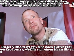 German Real Amateur Couple Casting With