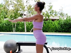 18 jaar, Pijpbeurt, Bruinharig, Zwart, Interraciaal, Buiten, Gezichtspunt, Tiener