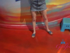 Enthousiasteling, Vingeren, Vriendin, Orgasme, Gezichtspunt, Rok, Bekijker, Nat