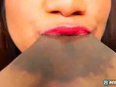 Gros cul, Gros seins, Hd, Talons, Fille latino, Solo, Suçant, Jouets