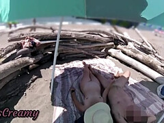 Playa, Atrapados, Despelote, Hd, Nudista, Público, Voyeur, Esposa