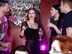 Threeway, big tits, small tits