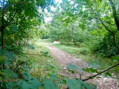 18 jaar, Grote mammen, Stel, Diep in de keel, Hondjeshouding, Naakt, Buiten, Speelgoed