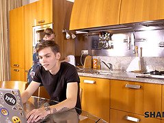 Rubia, Mamada, Madura, Maduro, Madres para coger, Mamá, Realidad, Medias largas