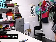 Crystal Clark dominated & pounded hard by LP officer with eyeglasses