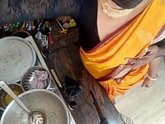 Indian Maid Fucking Hard in Kitchen - Homemade Desi Aunty Role Play