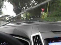 Blasen, Flashen, Freundin, Orgasmus, Im freien, Pov, Muschi, Abendanzug