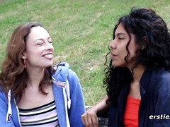 Culo, Loco, Ébano, Interracial, Lesbiana, Al aire libre, Pelirrojo, Tetas