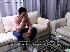 Sucer une bite, Femme couguar, Poilue, Mature, Chatte, Jarretelles, Professeur, Nénés