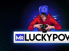 BRILLIANT HJ AND TITFUCK WITH TEEN LENNA LUX - MRLUCKYPOV