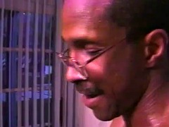 Grosser schwanz, Schwarz, Braunhaarige, Paar, Schwarz, Interrassisch, Vintage