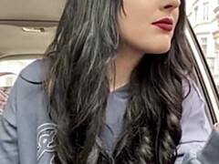 Riley Reid And Ellie Louise - British Chav In Trackies Smokes In The Car! What A Chav !