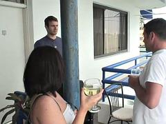 ぽっちゃり, ぽちゃ, なめる, オッパイの