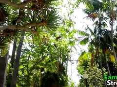 Step-siblings get kinky with each other and their pokes in Family Stroke.net