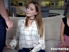 Gros seins, Papa, Fille, Groupe, Mère que j'aimerais baiser, Maman, Adolescente, Plan cul à trois