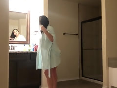 Enthousiasteling, Grote kont, Mollig, Erotisch, Flashing, Latijnse vrouw, Tieten likken, Nat