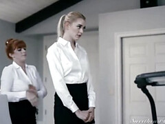 Grosser arsch, Grosse titten, Blondine, Hd, Lesbisch, Milf