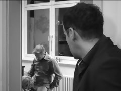 Blonde, Sucer une bite, Allemand, Hard, Bureau, Chatte, Secrétaire, Rasée