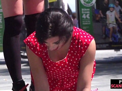 Nana, Bondage domination sadisme masochisme, Bondage, Femme dominatrice, Fétiche, Nue à poil, De plein air, Public