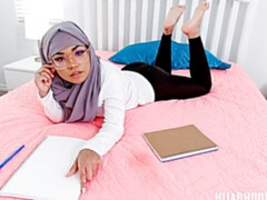 Ebony chick with big bottom Summer Col is enjoying dick-riding