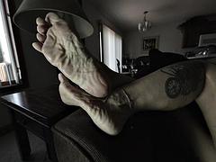 Pies, Fetiche, Fetiche de pies, Masturbación, Maduro, Madres para coger, Pov