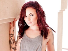 Redhead chick Chloe Carter is enjoying hardcore sex so much