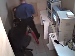 Bank security man uses black credit card to call an escort